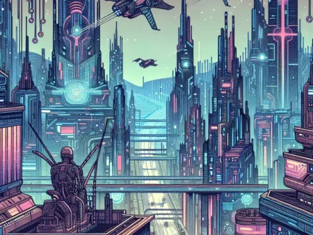 Komik Barat Bertema Cyberpunk dengan Estetika Futuristik yang Memukau