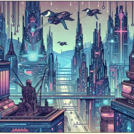 Komik Barat Bertema Cyberpunk dengan Estetika Futuristik yang Memukau