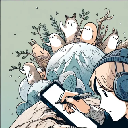 Webtoon Digital yang Menggunakan Animasi dalam Panelnya untuk Efek Dramatis