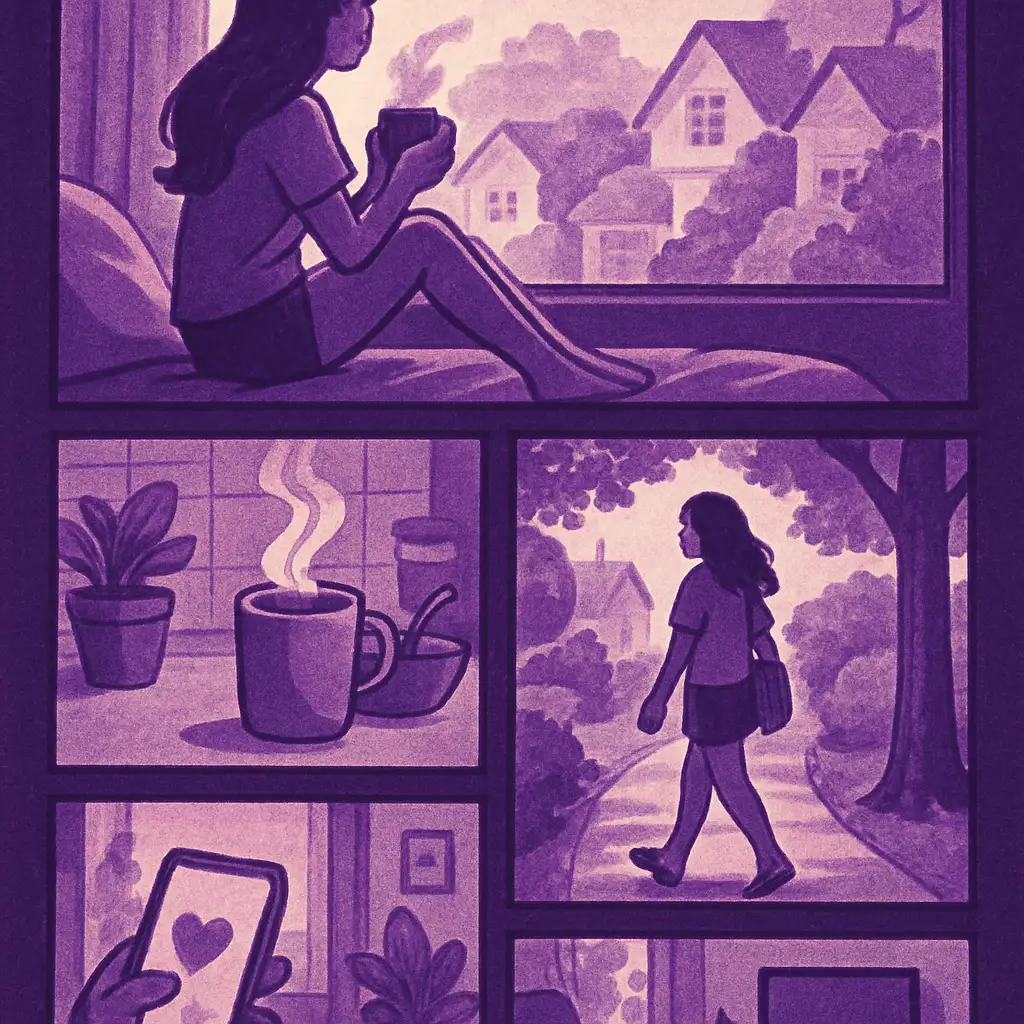 Webtoon Digital Bertema Slice of Life yang Menggambarkan Kehidupan Sehari-hari dengan Indah